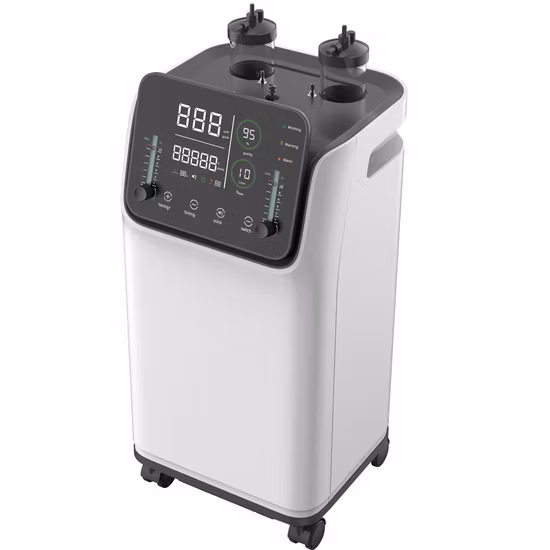 Concentrador de Oxígeno 10L con Nebulizador y Control Remoto 95% Pureza 220V/110V 50Hz/60Hz